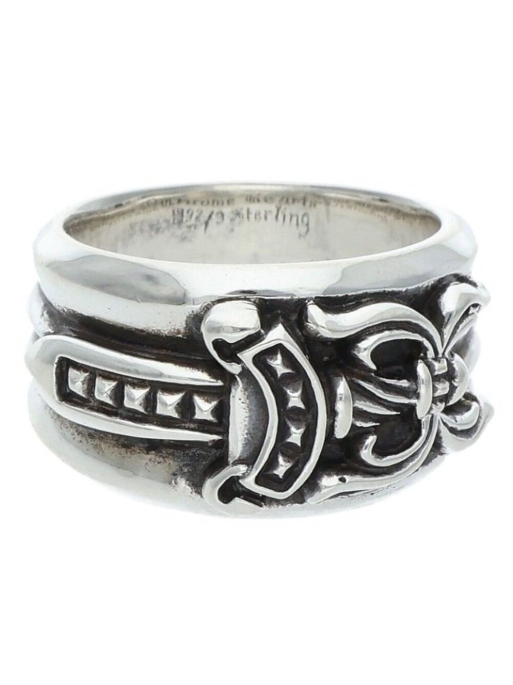 Chrome Hearts Dagger Silver Ring